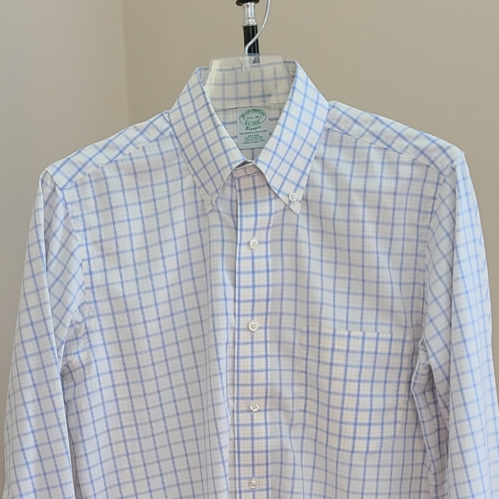 Brooks Brothers Classic Non-Iron 100% American Supima Cotton 15.5-35